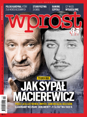 Okładka tygodnika Wprost nr 22/2018 (1837)