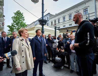 Miniatura: Trzaskowski spotkał Gortata podczas wizyty...