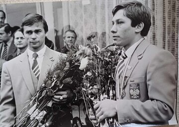 Powitanie Kazimierza Adacha w&nbsp;Słupsku