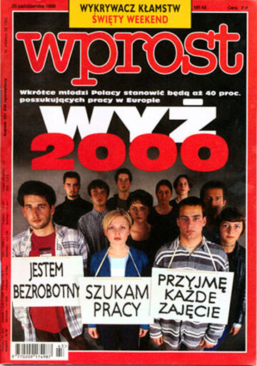 Okładka tygodnika Wprost nr 43/1998 (830)