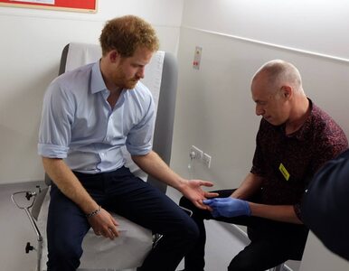 Miniatura: Książę Harry zrobił sobie test na HIV