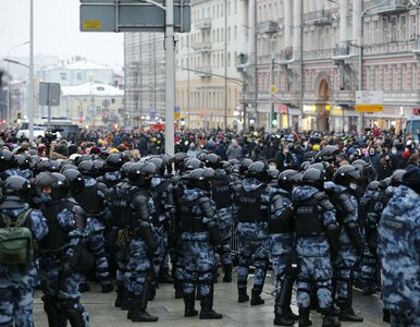 Miniatura: Rosja. Tysiące zatrzymanych po protestach...