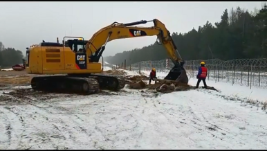 Ruszyła budowa bariery na granicy polsko-białoruskiej. Jest nagranie