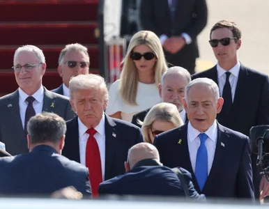 Miniatura: Trump przemawiał w Izraelu, doszło do...