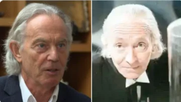 Mem z nową fryzurą Tony'ego Blaira 