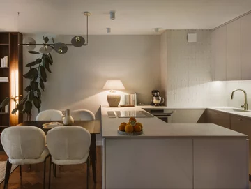 Niewielki apartament na Grochowie, projekt: Pracownia Interiorsy 