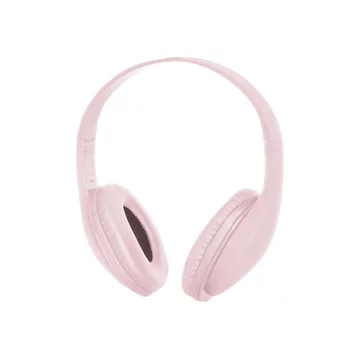 Jasnoróżowe słuchawki bezprzewodowe - 60 zł 