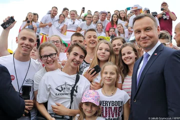 Prezydent Andrzej Duda w Lednicy 