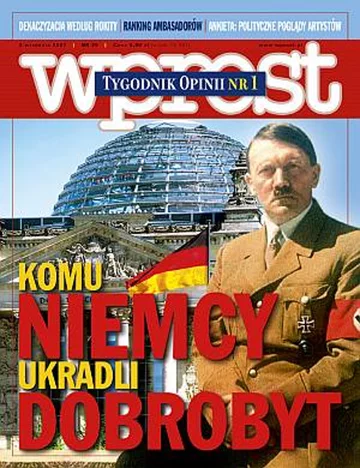 Okładka tygodnika Wprost nr 35/2007 (1288)