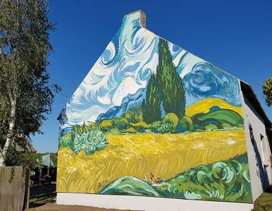 Miniatura: Polska wieś inspirowana van Goghiem. Jest...