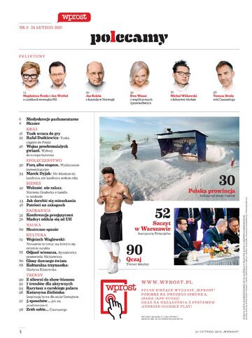 Spis treści "Wprost" 8/2019