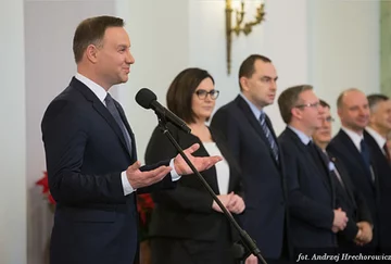 Spotkanie prezydenta ze sportowcami (fot.Andrzej Hrechorowicz / Prezydent.pl)