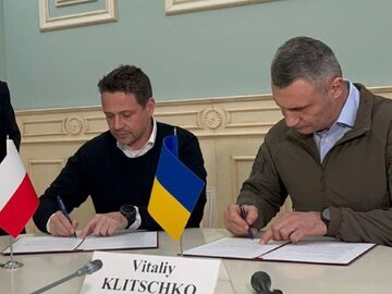 W stolicy Ukrainy spotkali się Witalij Kliczko, mer Kijowa i mer Warszawy Rafał Trzaskowski