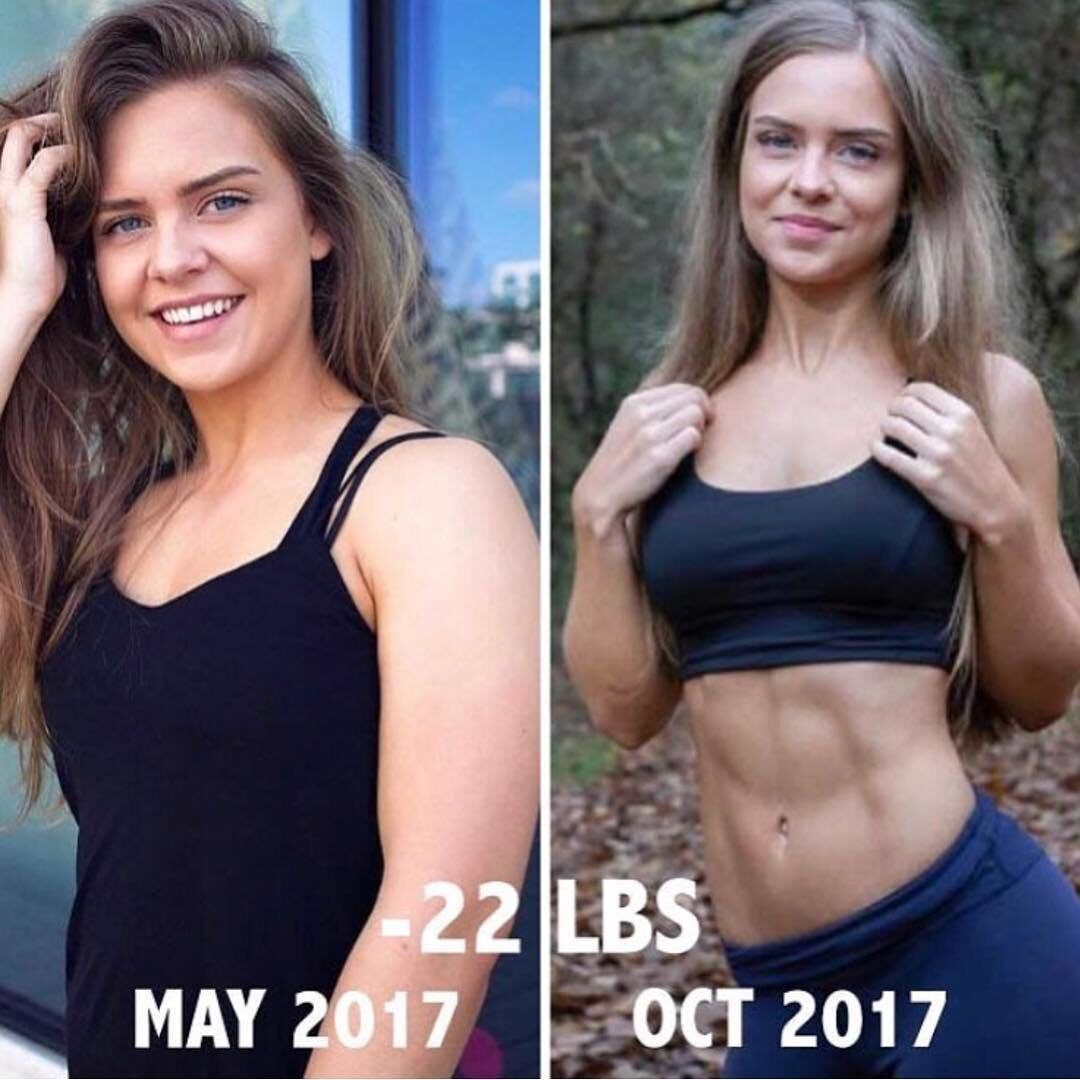 Zdjęcia przed i po zrzuceniu zbędnych kilogramów 