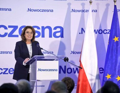 Miniatura: Kidawa-Błońska z poparciem Nowoczesnej....