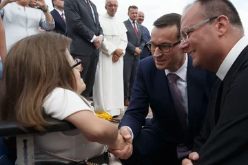 Premier Mateusz Morawiecki na Jasnej Górze podczas Pielgrzymki Rodzin Radia Maryja 