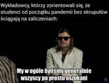 Mem z wykładowców włamujących się na grupki studenckie 