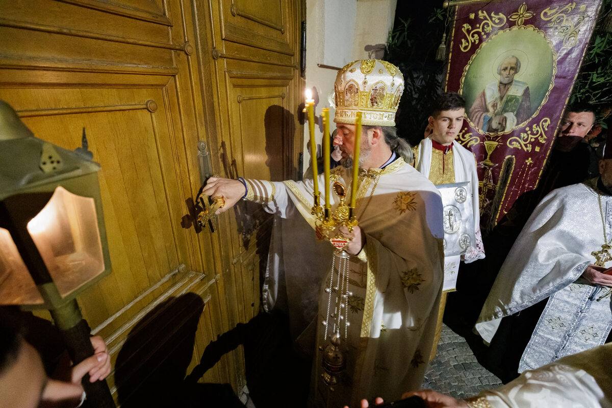 Wielkanoc w szczecińskiej cerkwi prawosławnej. 