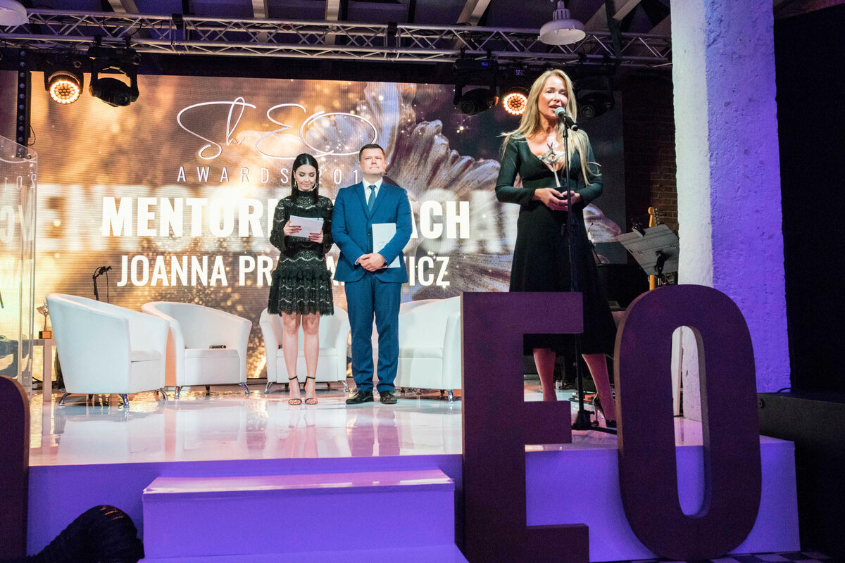 Joanna Przetakiewicz, laureatka nagrody Sheo Awards 