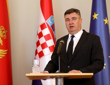 Miniatura: Prezydent Chorwacji ostro o Izraelu. To...