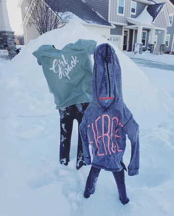 Zamarznięte ubrania 