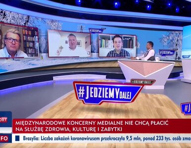 Miniatura: Protest mediów, a tvp.info wydaje...