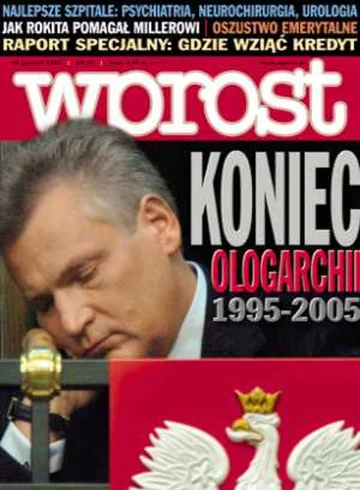 Okładka tygodnika Wprost nr 50/2005 (1202)