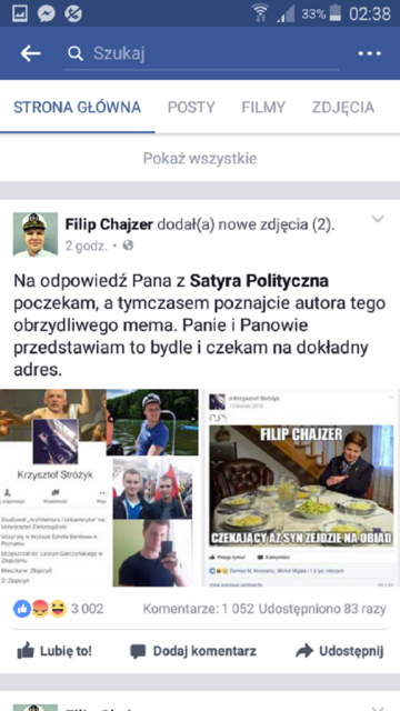 Filip Chajzer mem