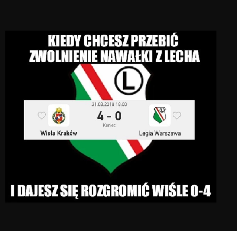 Memy po meczu Legia-Wisła 
