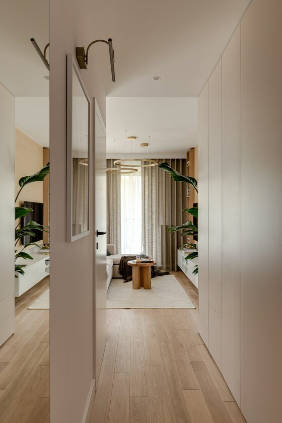 Przytulne mieszkanie dla dwojga zaprojektowane przez Grupa Nono 