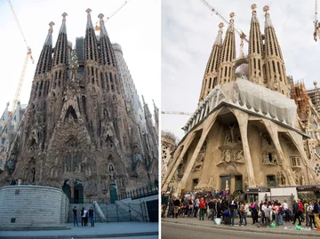 Sagrada Familia w Barcelonie 
