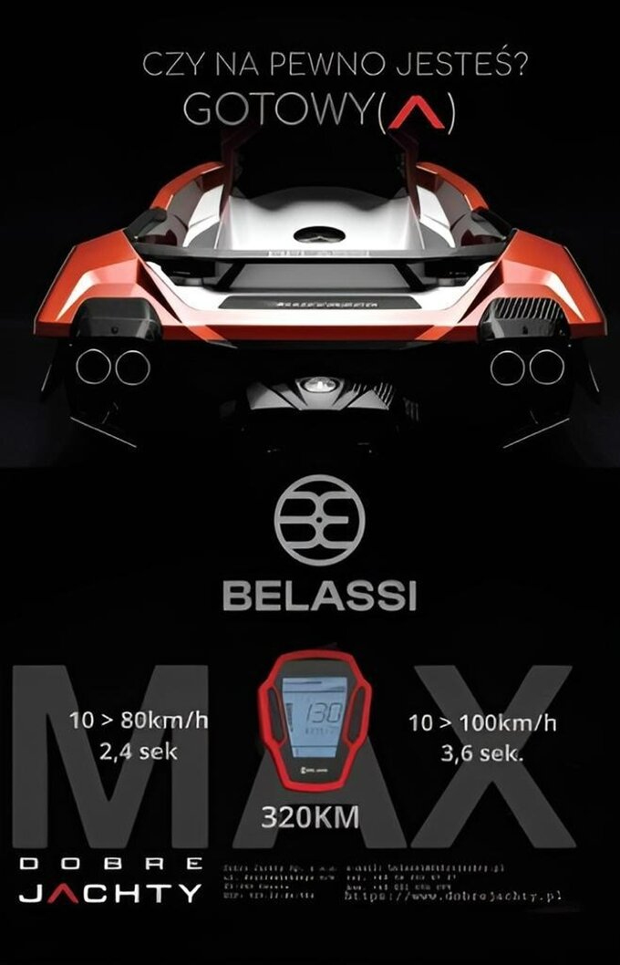 Skuter wodny Burrasca firmy Belassi
