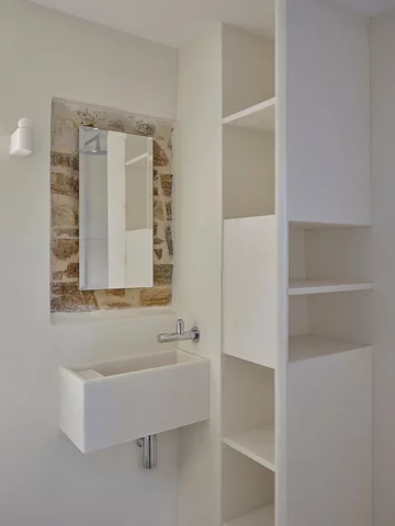 Dawna tłocznia wina nad samym morzem na Antiparos, projekt ARP 