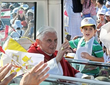 Miniatura: Benedykt XVI w Libanie: wzywam do pokoju