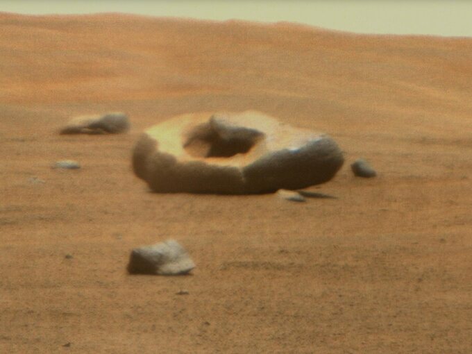 Marsjański „pączek” wykryty przez łazik NASA