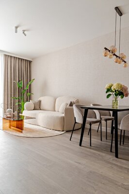 Miniatura: Miękka nowoczesność. Projekt: Deer Design