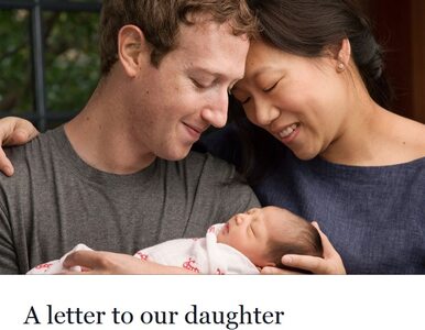 Miniatura: Zuckerberg został ojcem. Odda 99 proc....