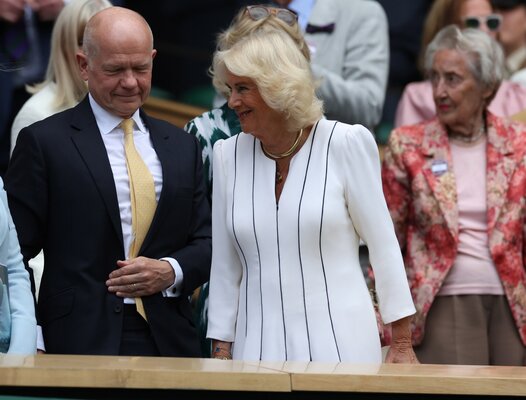 Miniatura: Wimbledon 2023. Królowa Kamila oglądała...