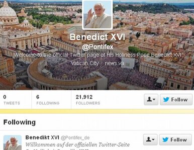 Miniatura: Papież "zaćwierka" na Twitterze. Konto już ma