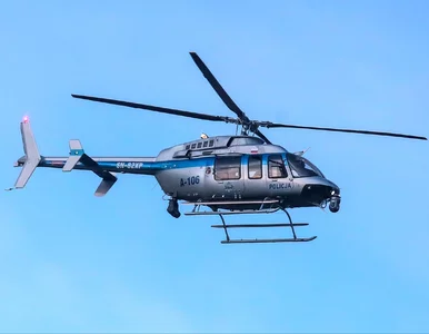 Miniatura: Uszkodzone policyjne śmigłowce. Incydenty...