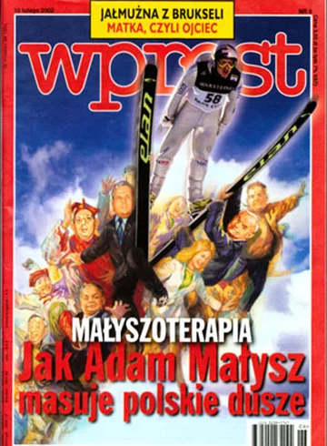 Okładka tygodnika Wprost nr 6/2002 (1002)