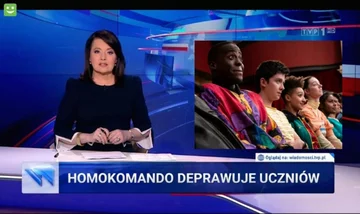 Mem po materiale Wiadomości TVP 