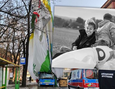 Miniatura: Tragiczny lot nad Zieloną Górą. Zginęła...