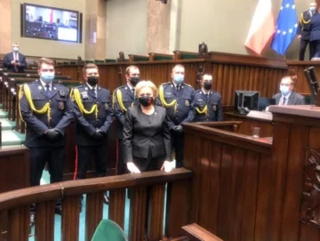 Kadr z 20. posiedzenia Sejmu 