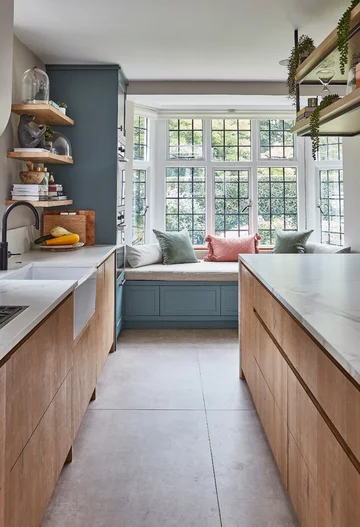 Podmiejski dom z turkusową kuchnią, projekt XUL Architecture downloadfor.press, XUL