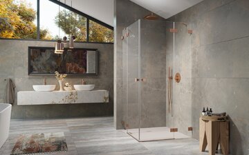 Radaway kabina prysznicowa Essenza Pro Brushed Copper KDD