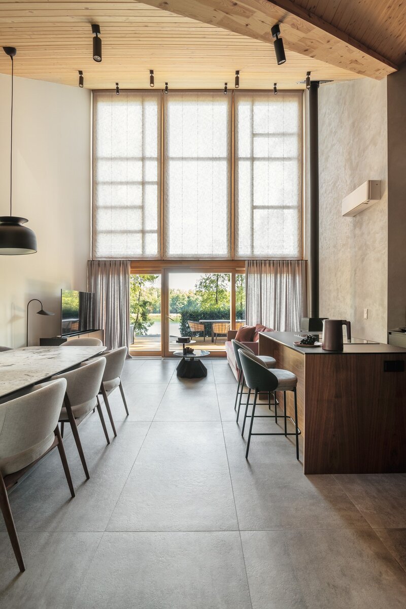 Nowoczesny dom na&nbsp;Mazurach, projekt Decoroom