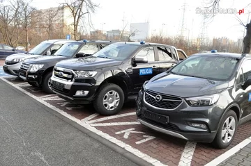 Nowe samochody śląskiej policji 