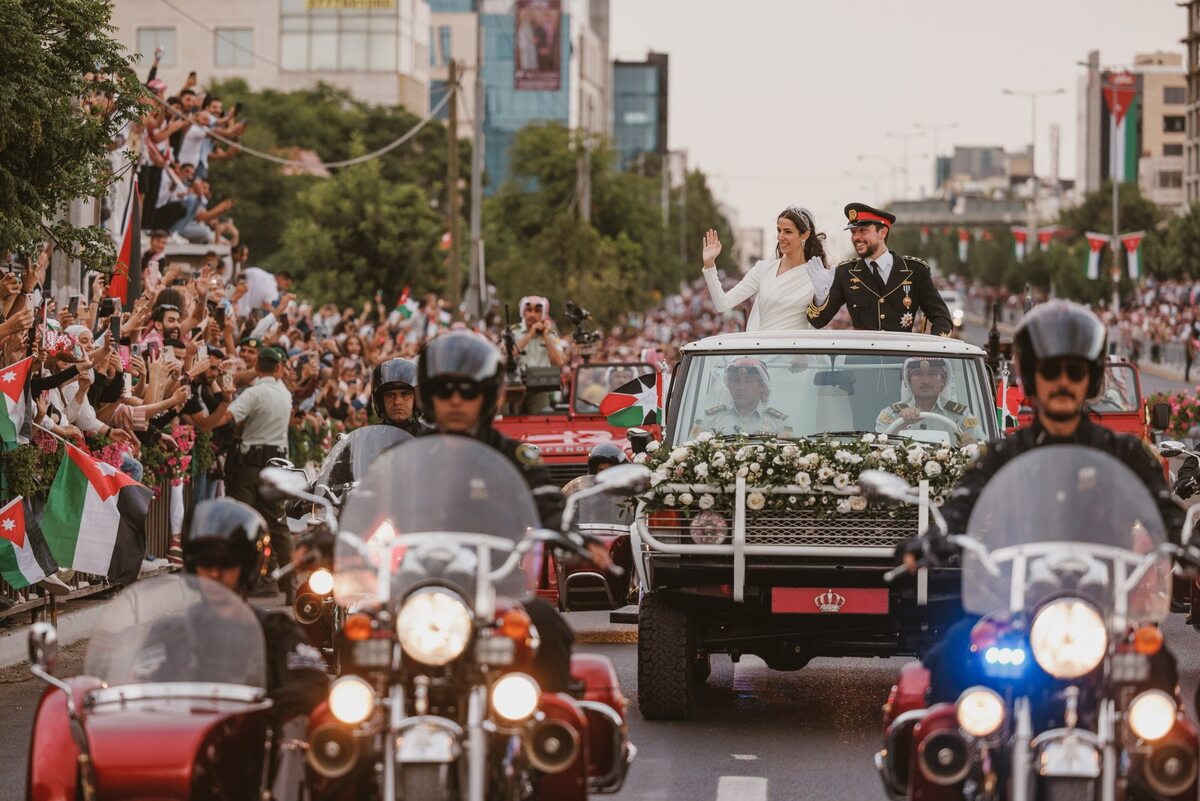 Ślub księcia Jordanii Husajna i Rajwy Al Saif 