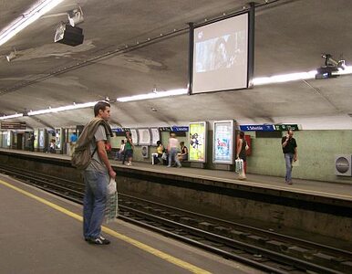 Miniatura: Lizbońskie metro znów stoi